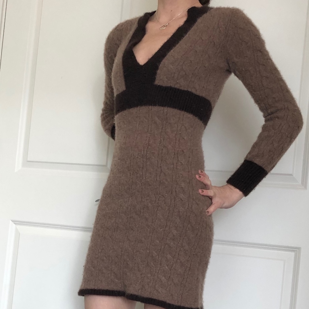 Searle Cashmere Mini Dress Sexy and Smart